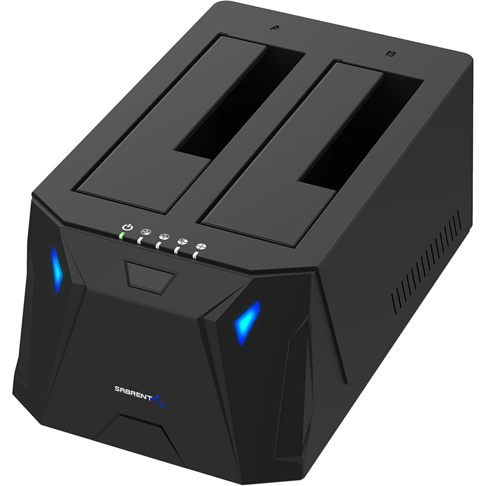Hard Drive Docking Station, Dual Hdd Docking Station, Offline Hard Drive Cloner Ssd Dock, 2.5 & 3.5 Sata To Usb Hard Drive Reader 069409392079