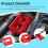 2 Pack Outboard Steering Locks Keep Motor in Position When Towing, Hydraulic Steering Clip for Boat 4