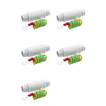 5X Gigabit POE Network Lightening Arrester 12V to 57V CCTV Security AP Signal RJ45 Outdoor Waterproof Surge Protector