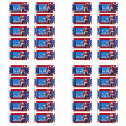 40pcs Relay Module  12V Relay Board 1 Channel with Optocoupler Isolation Support High or Low Level