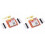 2X SIM800L GPRS GSM Module Core Quad-Band TTL Serial Port IPX Interface PCB Antenna Micro-SIM Card for 1