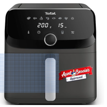Tefal Easy Fry Mega Air Fryer, 7.5L Capacity 8 Preset Cooking Programs, Compact Design, Energy-Efficient Safe Basket, Coal Grey - EY855HG0