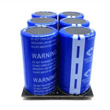 Farad Capacitor 2.7V 500F 6 pcs/1 Pack, Super Capacitance with Protection Plate, Automotive Capacitors