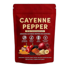 12 IN 1 Herbal Cayneen Pepper 240 Counts Nutrition Gels & Chews -Red/Bag