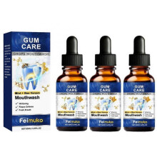 (3pcs)For Concentrated Mouthwash Bee Venom Mint Mouthwash Drops Fluoridefree Mint Mouthwash with Natural Ess
