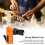 Multi-Function Electric String Winder String Cutter USB Rechargeable Electric Guitar String Winder for Guitar Ukulele A 2