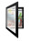 (black) 1/2pcs Kids Art Frames Front-Open Easy Change Art Frame Drawings Artwork Picture Frames for Wall Tabletop Display 1