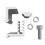 20PCS Solar Panel Mounting Bracket Side Clamp Kit Adjustable 30/35/40/45mm Fixing Clamp Solar Panel Mount Bracket 3