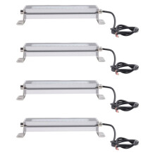 4pcs 22cm AC110-230V Workshop Lathe LED Light Work Light Waterproof Sewing Lighting Aluminum Alloy Lamps