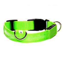 (XXL, Green) Nylon LED Glowing Dog Collar Sturdy Waterproof Design For All-Weather Adventures for Small Medium Large Pet