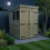 4 x 5 Pent Shed Tanalised (Double Door, With Windows) 3