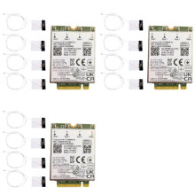 3X T77W968 DW5821E X20 4G LTE Module Cat16 Gigabit 4G Wireless Card for  Latitude 5420 5424 7424 Laptop+12xAntennas
