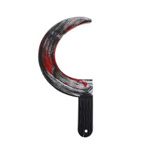 (E) Fake Bloody Halloween Weapons Plastic Knife Axe Chainsaw Cleaver And Sickle Props Party Decoration
