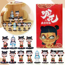 1 random blind box Interesting Nezha The Demony Boy Conquers Dragon Blind Ornaments Random Design Mystery Toy