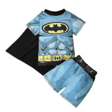 (2-3 Years) 2-7 Years Batman Boys Cosplay Tops T-shirt + Shorts Sets