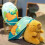 Stuffed Doll Transform Into Egg Shape Plush Soft Sofa Cushion 18cm/7.09 Inches 4