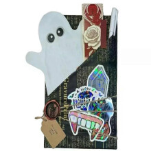 (A) Halloween Witch Blind Box Book Terrifying and Mysterious Halloween Books Halloween imited Edition Witch Blind Date Book