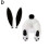 (D) Cute Bunny Butt Wreath Attachment Easter Comic Rabbit Garland Attachmet Spring 2