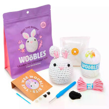 (F) Multifunction Crochet Stuffed Animal Kit With Hooks Handmade DIY Non-Finished Product Beginner Yarn Set