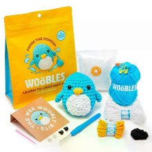(A) Multifunction Crochet Stuffed Animal Kit With Hooks Handmade DIY Non-Finished Product Beginner Yarn Set
