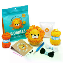 (C) Multifunction Crochet Stuffed Animal Kit With Hooks Handmade DIY Non-Finished Product Beginner Yarn Set