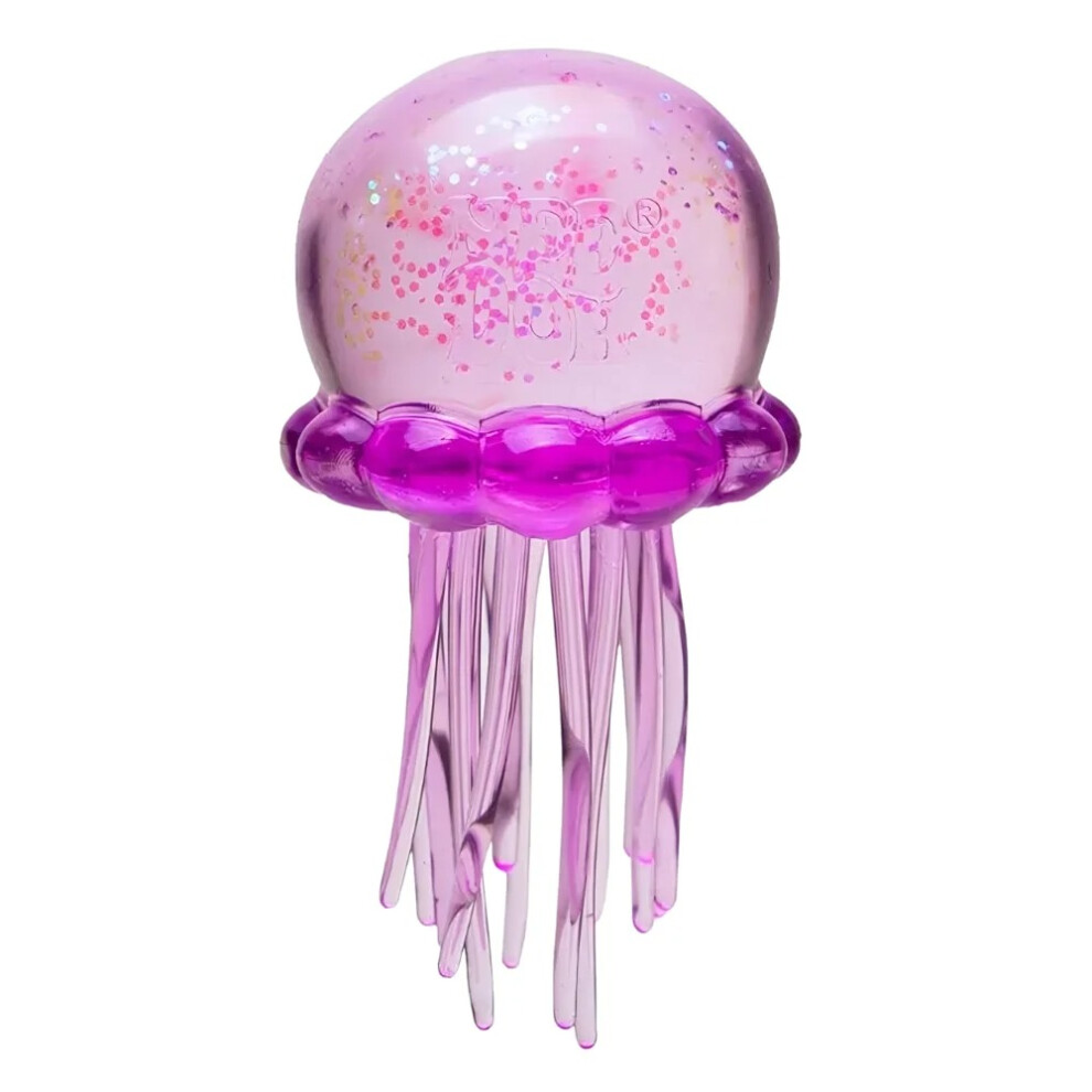 (Purple) Jellyfish Jelly Squish Stress Toy Fidget Sensory Squeeze Squishy Toy