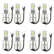 8X H3 Super Bright -LED Headlight Kit 100W 10000LM Fog DRL Bulbs 6000K White