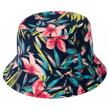 (Marine, S) (Salmon, L) Failsworth Reversible Cotton Bucket Sun Hat