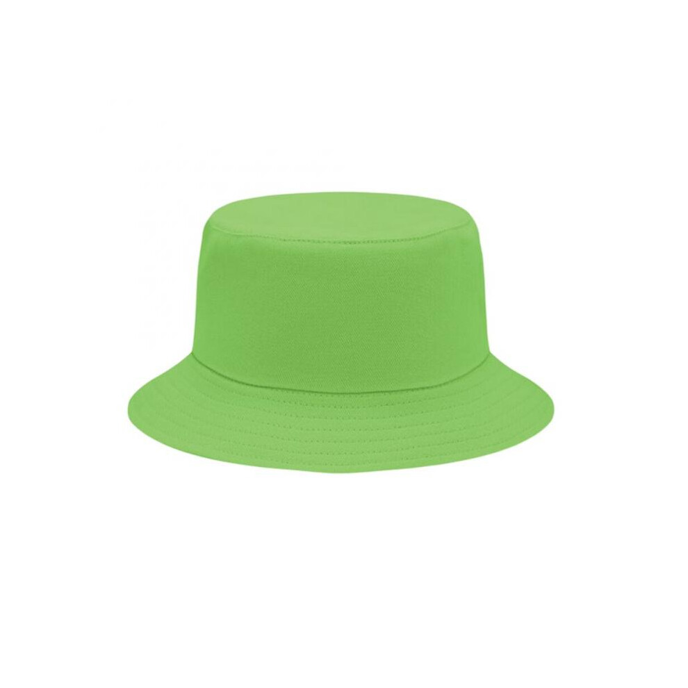(Lime Green, One Size) (One Size, Lime Green) Midocean Monti Brushed Cotton Sun Hat-image