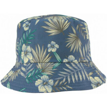 (Camo Grey, L) (Leaves Blue, M) Tom Franks Mens Reversible Printed Bucket Sun Hat