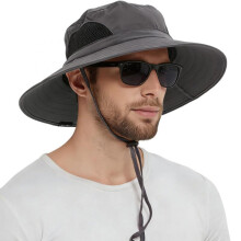 EINSKEY Wide Brim Sun Hat UPF 50 UV Protection Waterproof Packable Bucket H