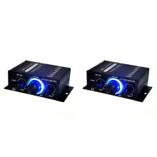 2X Stereo Amplifier Dc12V Dual Channel Hi-Fi Audio Player Supports Mobile Phone DVD Input