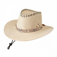 (Black, M) (M, White) Men Cowgirl Hat, Shiny Rhinestones Sun Hat Wide Brim Western Cap for Outdoor Beach