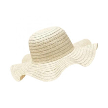 (White, M) (M, White) Women's Straw Sun Hat Breathable Stylish Solid Color Casual Foldable Wide Brim Beach Hat