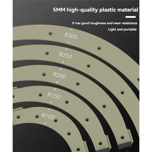 Woodworking Router Arcs Angle Positioning Template Carpentry Special R100-300 Radius Jig Positioning Chamfering Tool