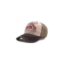 Elwow Men's Distressed Baseball Cap Retro Trucker Hat Outdoor Sports Sun Hat (Color 4, One Size)