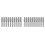 1/8 Inch Invisible Cable Railing Terminal Toggle Anchor Angle, Stainless Steel Adjustable Cable Railing Hardware 20PCS 1