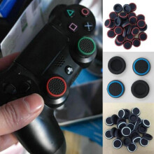 (White) Silicone Stick Grip Thumb 4Pcs Controller Cover Cap for PS3 PS4 XBOX ONE Universal