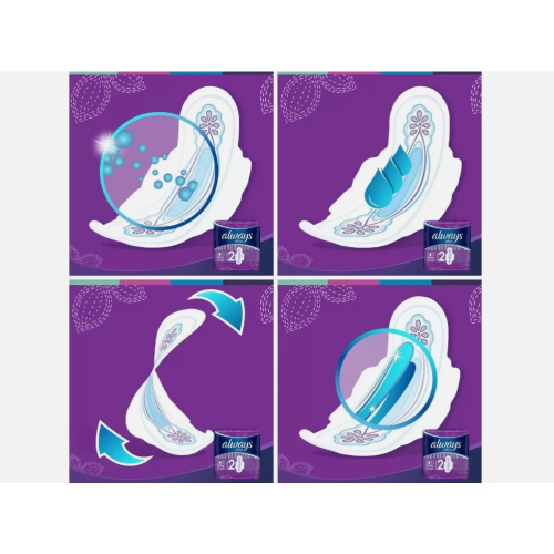 Always Ultra Long Sanitary Pads Size 2 48 Pack 1