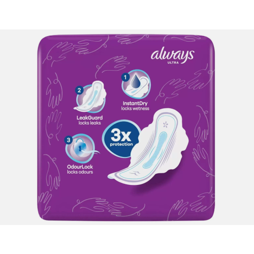 Always Ultra Long Sanitary Pads Size 2 48 Pack 2
