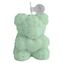 Rose Bear Aromatherapy Candle Soy Wax Scented