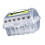 Fishing tackle box with 6 clear compartments for line 1