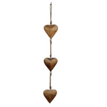 Vintage Metal Heart Wall Art Gold Love Decor 1 Piece