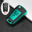 Leather Car Key Cover Green Durable Protective Shell 1