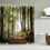Printed Polyester Shower Curtain Waterproof Dust-proof 1