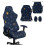 Blue Galaxy Gaming Chair Cover with Armrest Covers 1