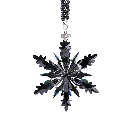 Crystal snowflake ornament clear acrylic 1 piece