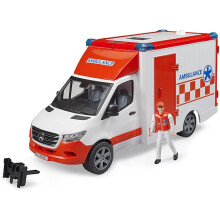 Bruder 02676 MB Sprinter Ambulance with Driver and Light + Sound Module