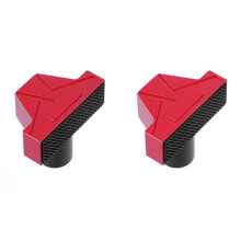 2 St. Bänkklämmor, 19 mm Diameter Träbearbetningsbänkstopp med TPU-Packningar för Klämarbetsbänk - Verkstadsverktyg 19 mm