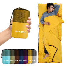 JAICOM Sleeping Bag Liner, Ultralight Travel Sheets, Soft & Portable Large Sleep
